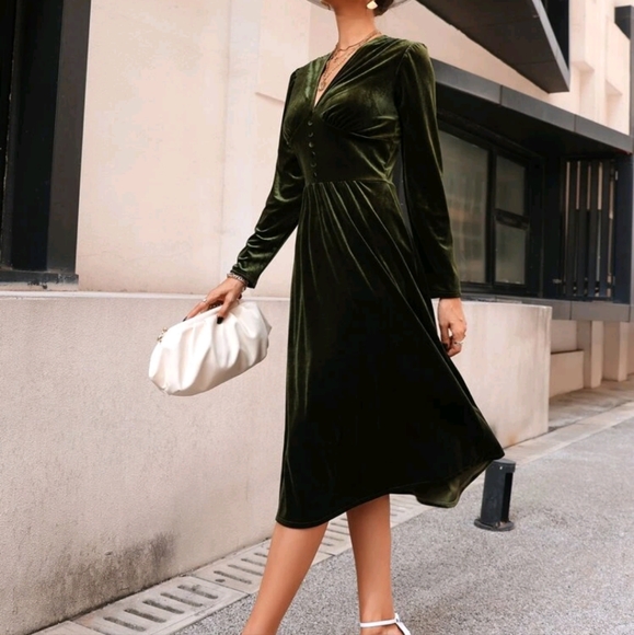 Velvet Day Dress - Picture 3 of 5